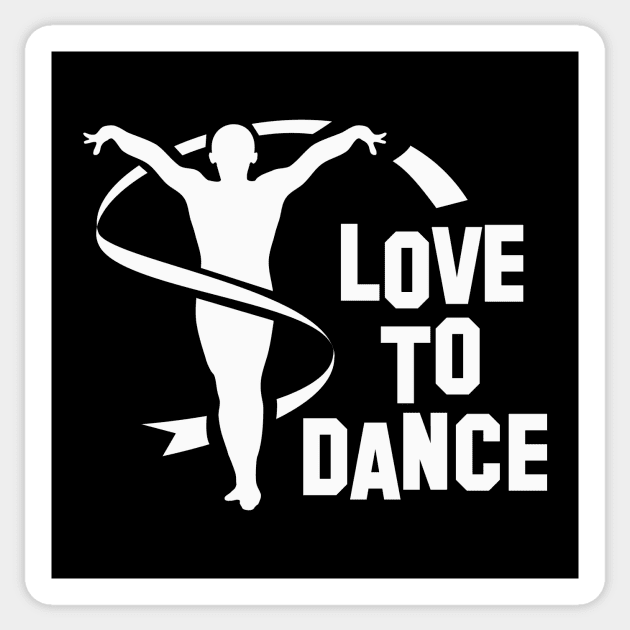 Love To Dance Sticker by Toogoo